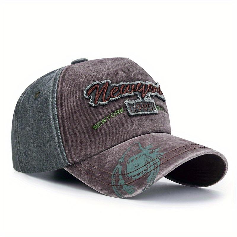Dad Hat Letter Embroidered Shabby Baseball Cap Washed Adjustable Sun Protection Snapback Caps For Women Men Travel Sport Hiking
