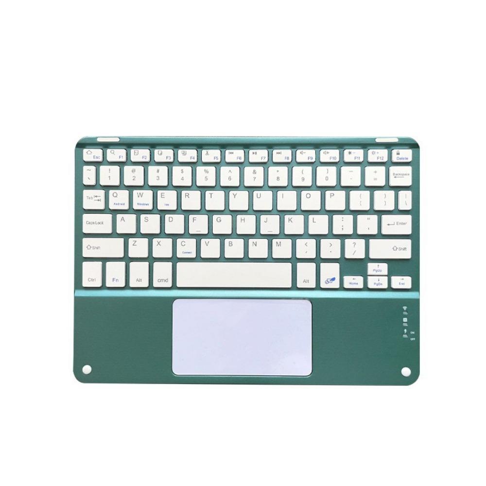 Bluetooth Keyboard with Touchpad for iPad iPhone Tablet Silent Rechargeable Wireless Keyboard Mouse Combo