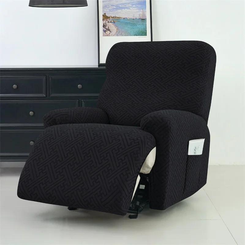 1/2/3Seat Recliner Sofa Cover Stretch Armchair Slipcover Anti-Slip Recliner Couch Cover Home Decor Fotel Wypoczynkowy