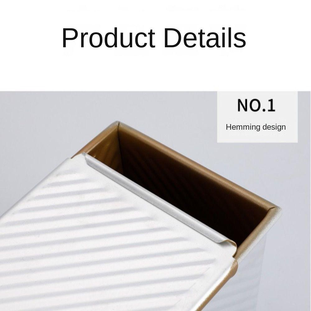 250g/450g/750g/900g/1000g Forma na bochník z hliníkové slitiny s nepřilnavým povrchem, pečicí nástroj, forma na dort