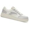 Anta Lifestyle Series Biscuit Shoes Non-Slip Low-Top Skate Shoes Women sneaker White Gray 922228005-5