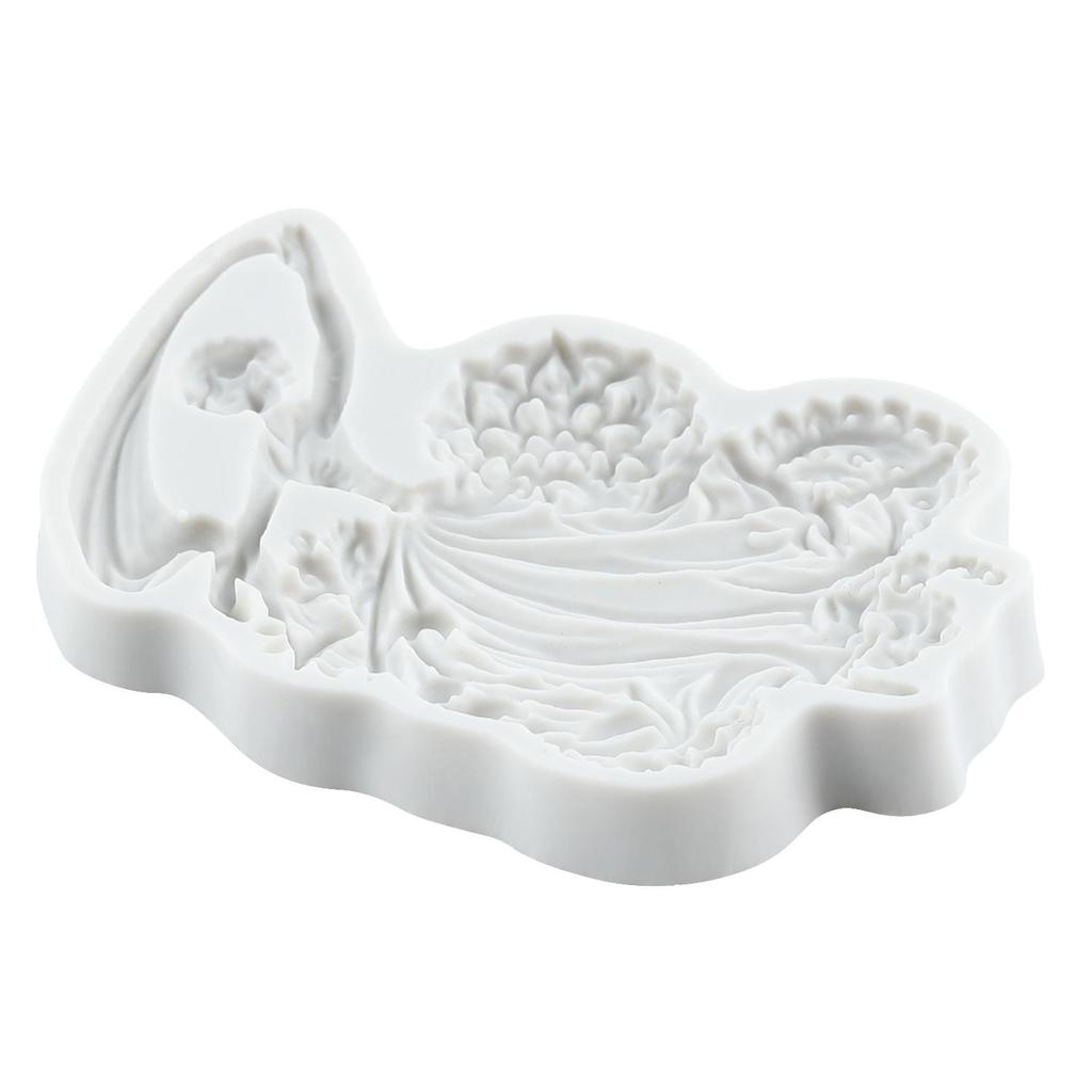 Ballet Girl Silicone Mold Ballerina Dancer Fondant Molds Cake Decorating Tools Cupcake Topper Candy Resin Clay Chocolate Gumpaste Mold