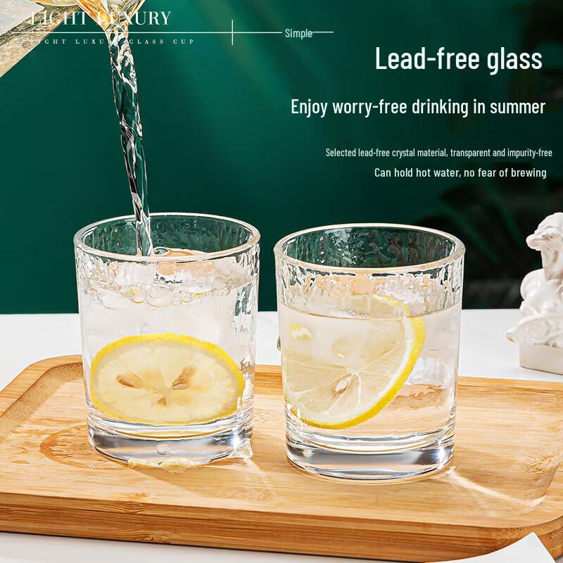 Zhuopu Multi-purpose Lead-free Glass Cups (Set of 6)