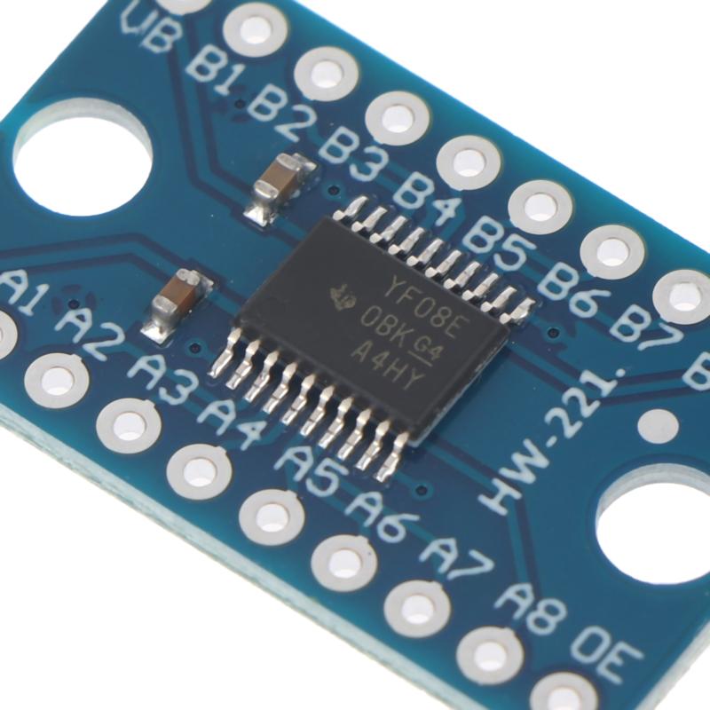 Txs0108E 8-Channel Logic Level Converter Converter Dc 3.3V 5V Ttl Bidirectional Interconverter Module
