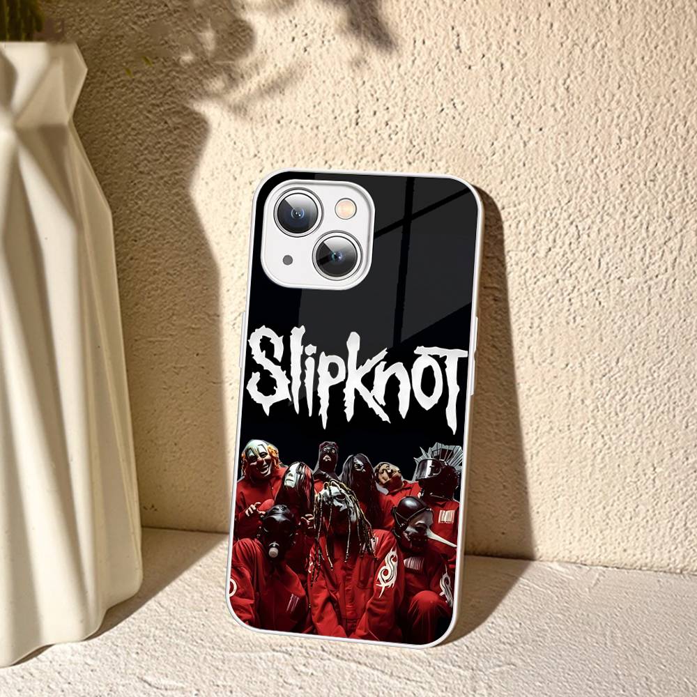 Band Cool-S-SlipknotS-S Tempered Glass For Iphone 14 13 12 11 Pro Mini XS MAX 14Plus X XS XR Cover