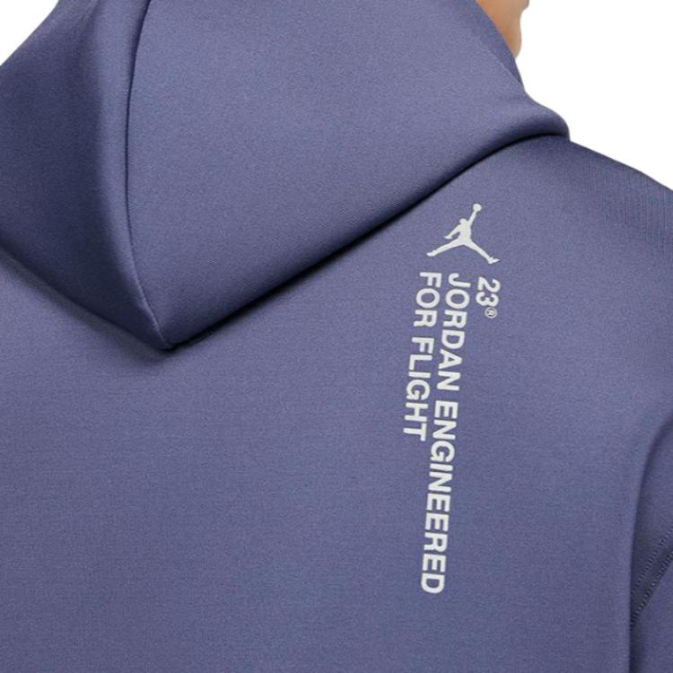 Jordan 23 Engineered Letter Print Pattern Knit Hoodie Sweatshirt Men Tops Purple CD6059-557