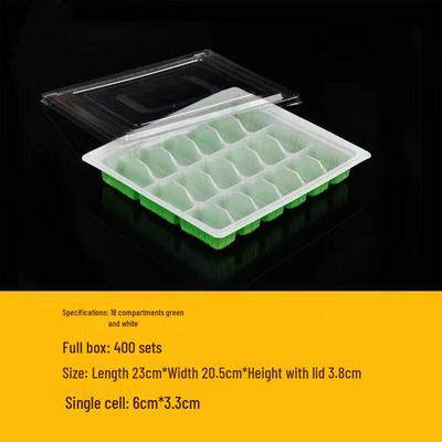Horned Pansy 18-Compartment Disposable Dumpling Packaging Boxes