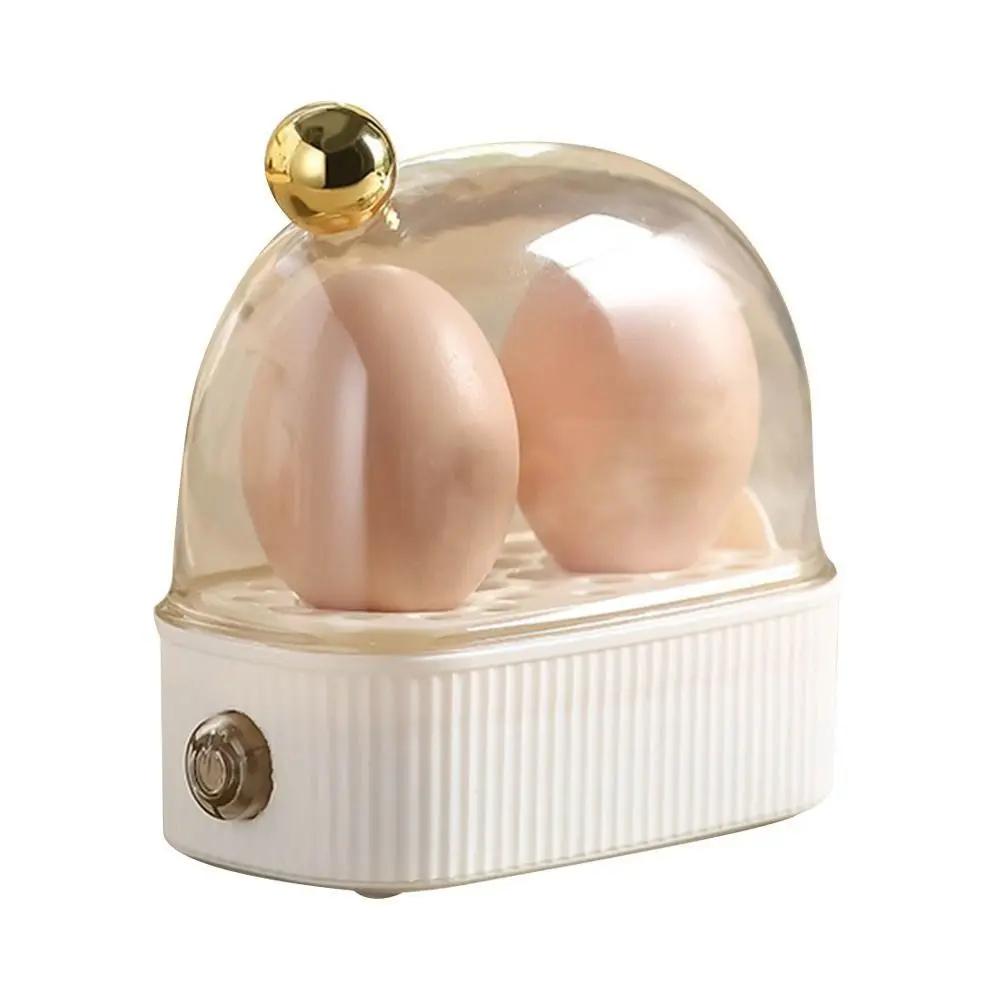 Электрическая яйцеварка Автоматическая плита Быстрая яйцеварка Машина для приготовления завтрака Многофункциональная яйцеварка Портативная пароварка UK белый