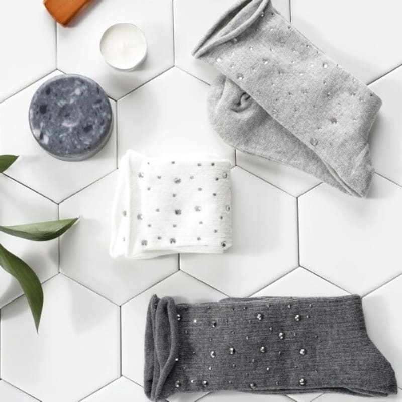 

ANGEL SOCKS 1208 Cubic Dol-Dol-Myeon Socks BLACK