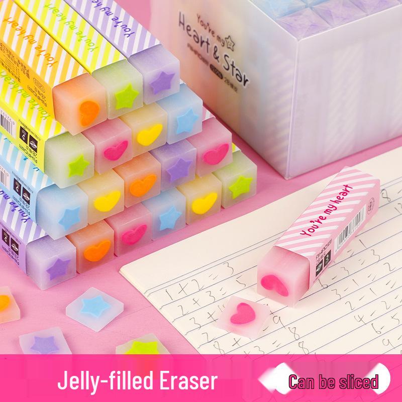 Soft Rubber-Like Cartoon Eraser for Kids: Eco-Friendly, Less Crumbs