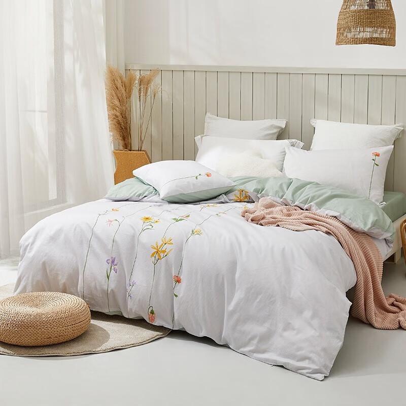 LUOLAI Forest Overture Pure Cotton 4-Piece Bedding Set