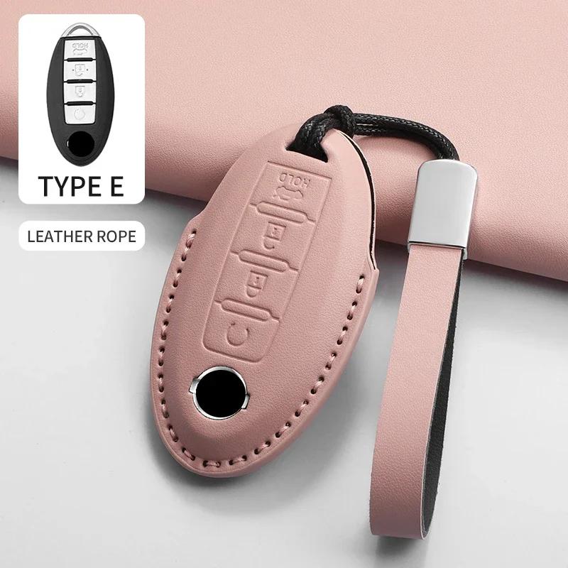 Autoschlüsselhülle Abdeckung Schale Fob für Nissan J11 J10 Versa Maxima Altima Rogue Sentra Murano Trail für Infiniti FX35 QX60 Autoschlüsselanhänger