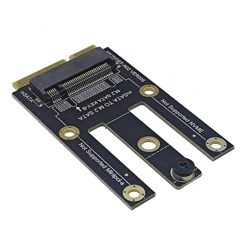 MSATA zu M.2 SATA SSD Adapterkarte, NGFF Erweiterung für 2230/2242 Modelle