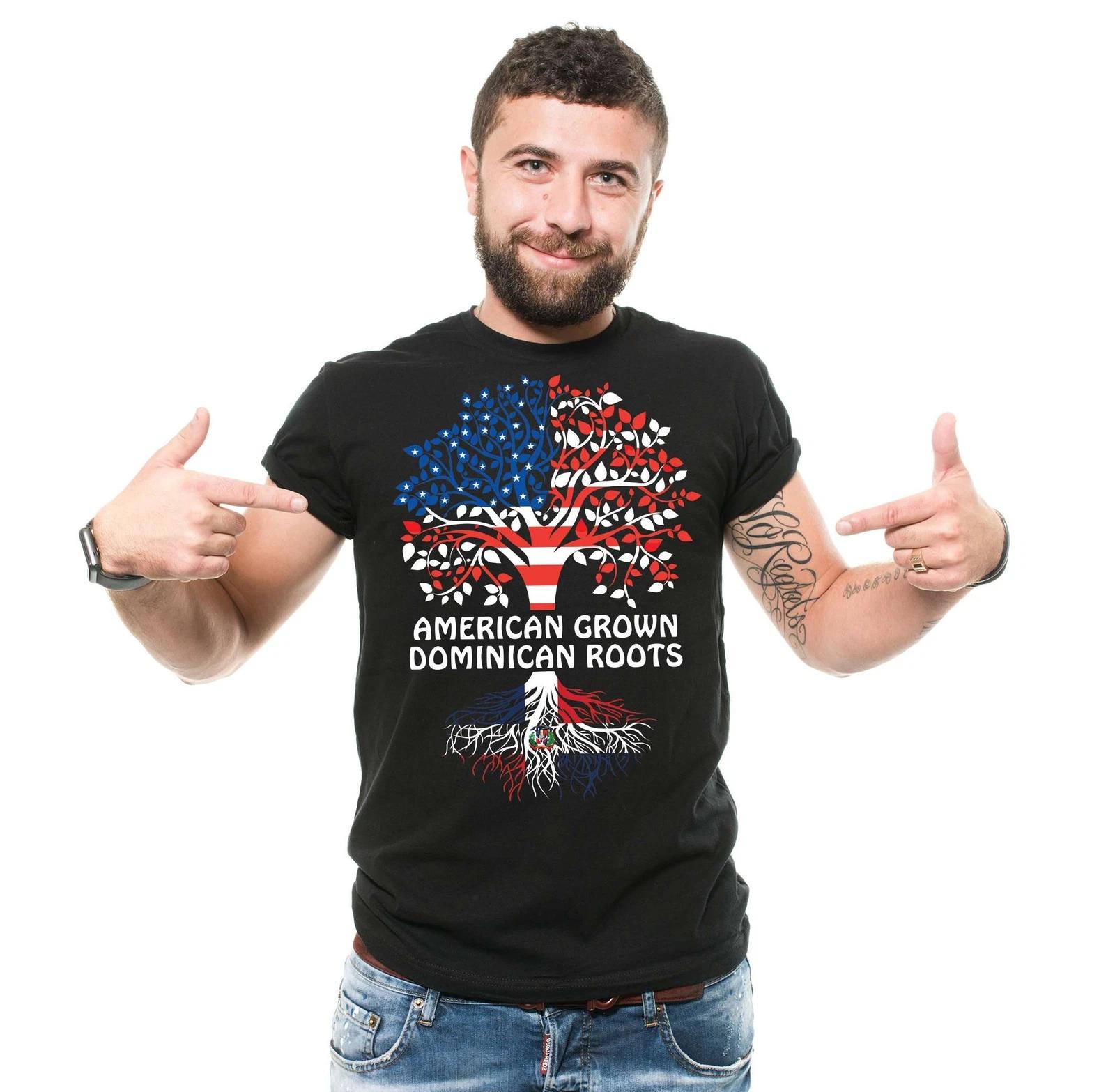 American Grown Dominican Roots Shirt Dominican Gifts Dominican Republic Shirt 4XL