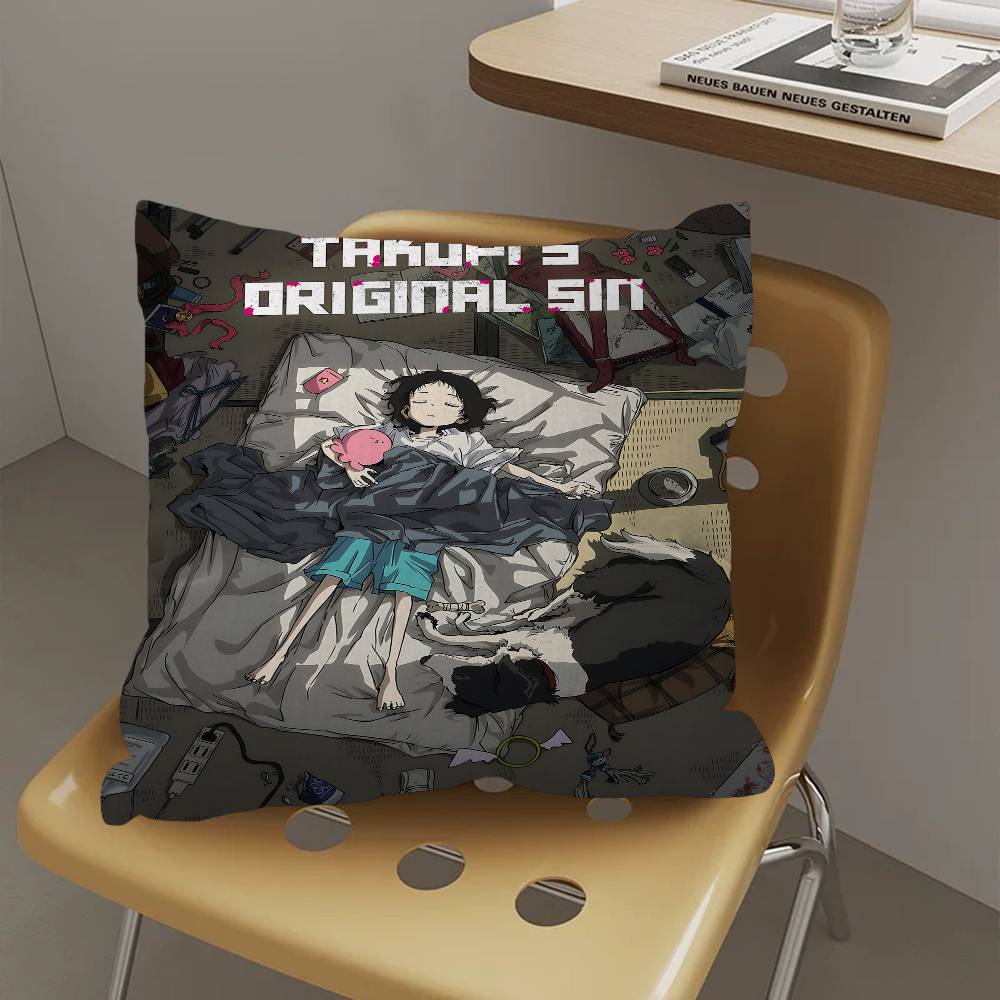 Anime Takopis Original Sin Cushion Cover Pillow Cover Decor Pillowcase Printed Cushion Case For Couch