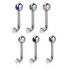 1Pc Steel Fashion Stainless Ring Genital Vertical Barbell Body Piercing Jewelry Gift