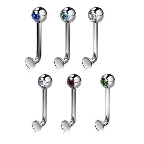 1Pc Steel Fashion Stainless Ring Genital Vertical Barbell Body Piercing Jewelry Gift