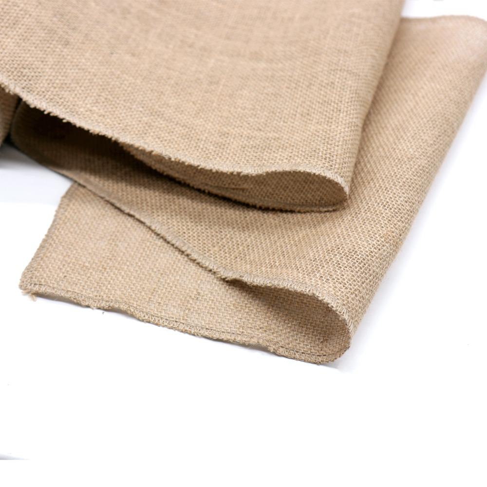 Country Burlap Hessian Burlap Chair Sashes Vintage Table Runner Table Runner Home Table Runners