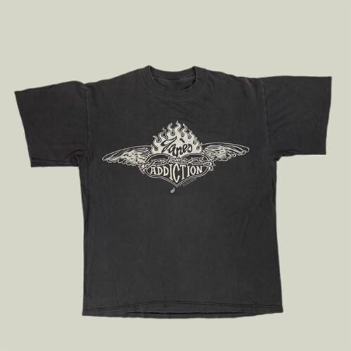Винтажная футболка Janes Addiction The Quality Of Mercy Черная Унисекс S5XL L