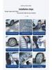 Non-Damaging Snow Chains for XPeng P7, P5, G3i, G6, G9, X9 Tires