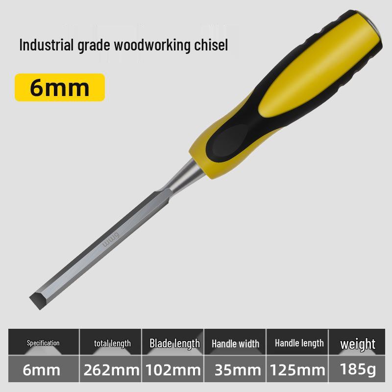 Premium Alloy Steel Woodworking Chisel Set – Complete Flat Chisel Tools for Carving and Decoration