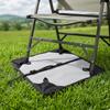 Camping Chair Mat with Loops | NonSlip Corner Pads, guard Ground Sheet, for Beach