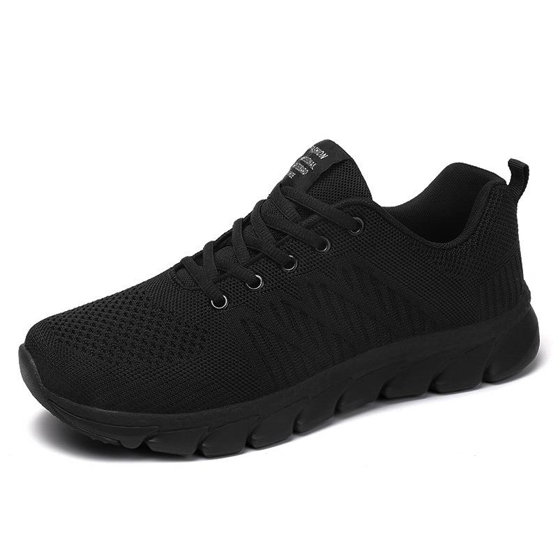 Spring new casual men's shoes versatile lightweight fly-woven sports shoes running casual shoes student