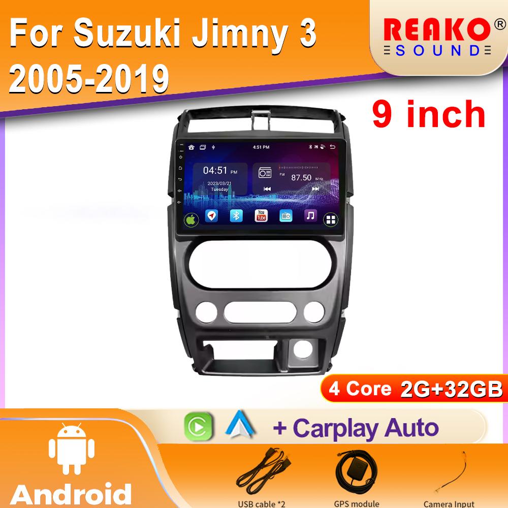 Android Car For Suzuki Jimny 3 2005-2019 Carplay Auto Radio Stereo Multimedia Player GPS Navigation 5G IPS DSP WIFI 2DIN DVD