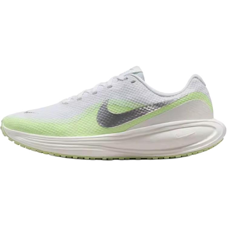 Nike REVOLUTION 8 Abrasion Resistant Breathable Low Top Running Shoes Women's White Green Sneakers HJ8485-100