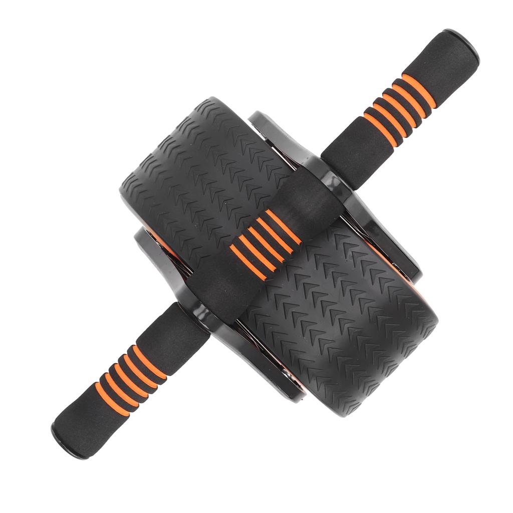 Abdominal Roller Wheel Automatic Springback Abdominal Wheel With Ergonomic Handle Knee Pad For Home Gym Orange