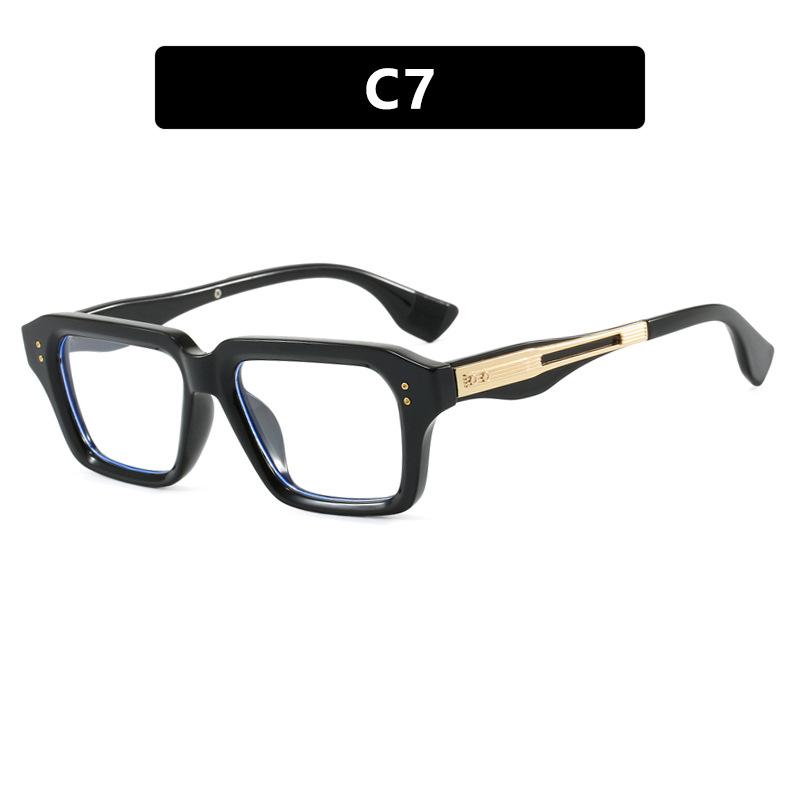 JYL Square Rivet Sunglasses UV400 Unisex Vintage Punk Driving / 5206