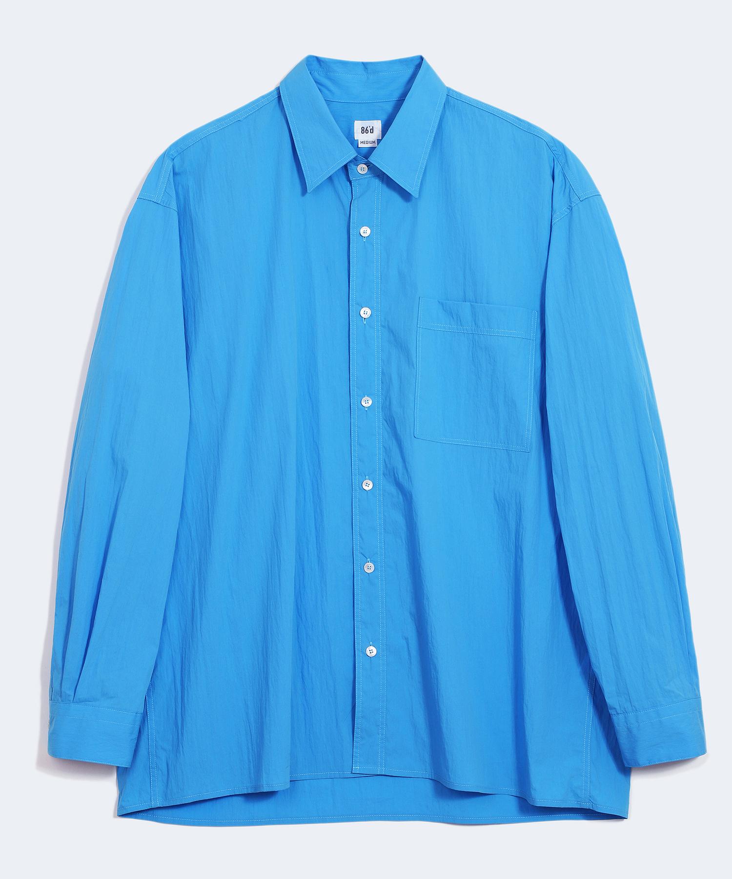 Pal Yuk D Crisp Oversized Shirt - Blue M