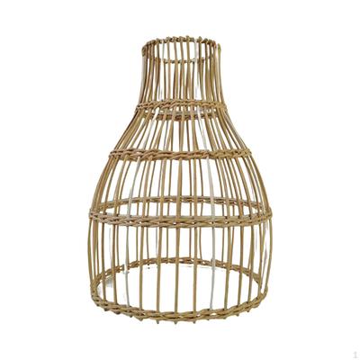 Boho Rattan Ceiling Light Fixture for Modern Home Decor