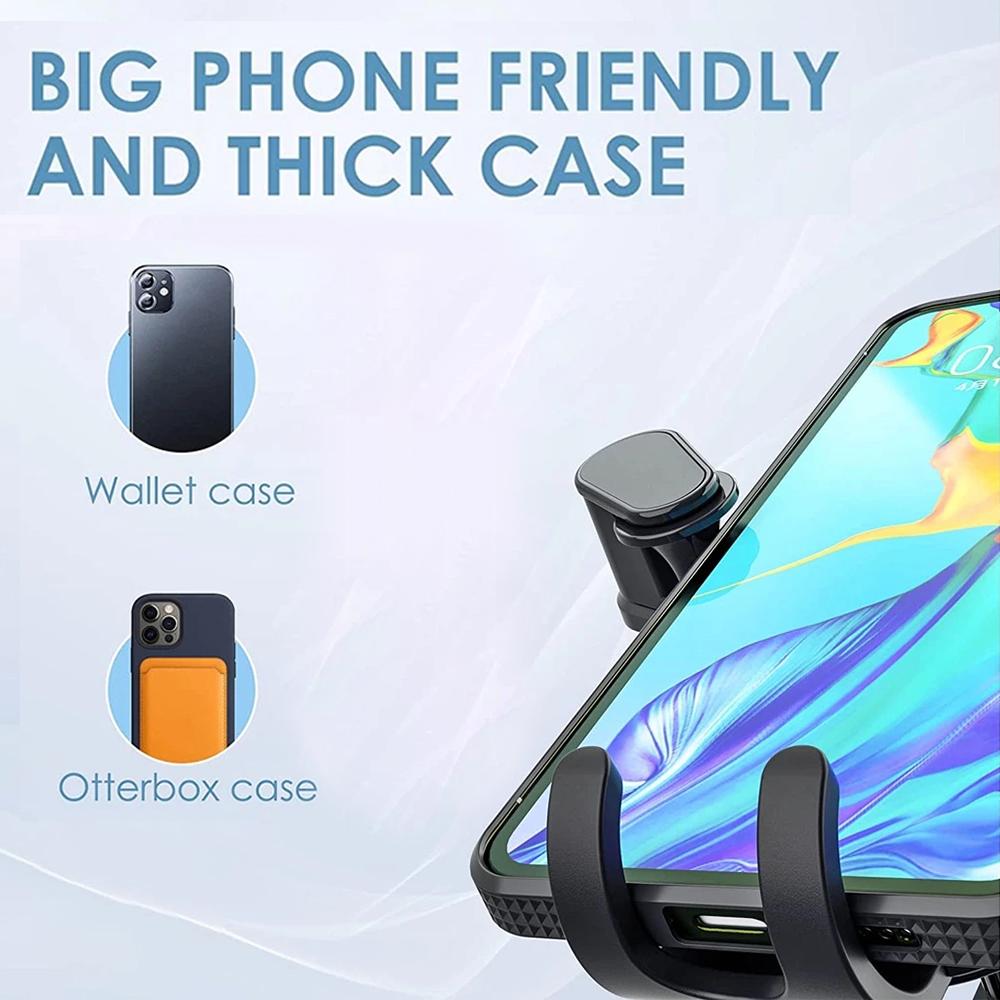 Universal Car Phone Holder with Ventilation Hook for 360 Degree Rotation Installation Anti Shake Supports All Phone Xiaomi