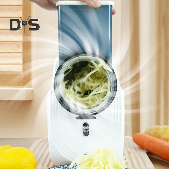 Elektriskā siera rīve, augļu dārzeņu smalcinātājs, viegli lietojams salātu smalcinātājs, pārtikas smalcinātājs dārzeņu augļu riekstiem