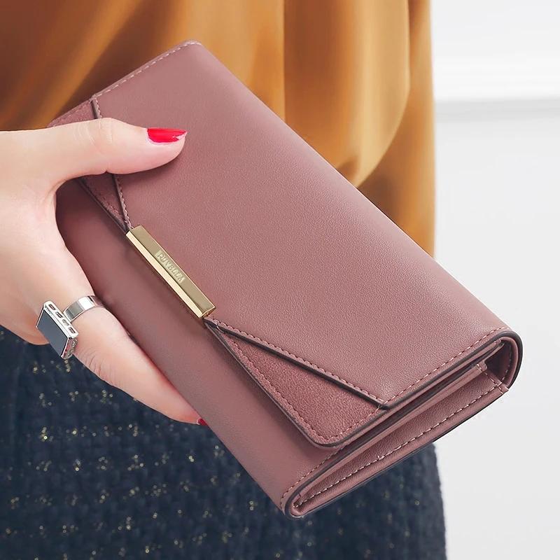 Women's Envelope Wallet High Quality Clutch Purse Large Capacity Mobile Money Card Holder Women's Advanced Long Money Clip