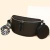 Genuine Leather Women's Retro Crossbody Waist Bag - Trendy European & American Chest Bag