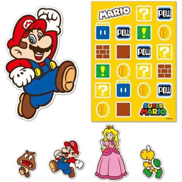 Nintendo Super Mario Dekor Klistremerke Mario NSL0133 Luigi NSL0134