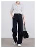 Women's High-Waisted Banana Pants - 2026 Spring/Summer Loose Straight-Leg, Slimming, Casual, Wide-Leg, Petite Fit.
