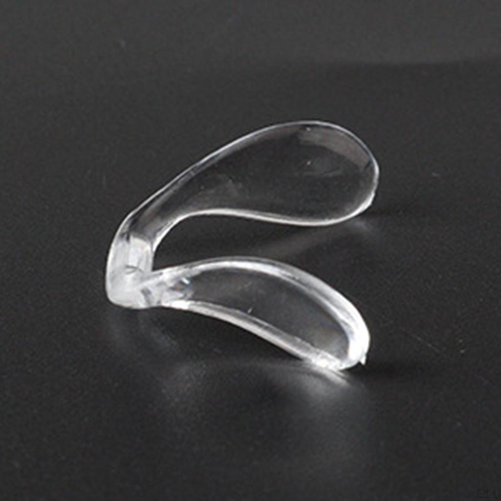 2 Pieces Eyeglasses Nose Pads, Replacement, Easy To Use, Transparent Support Practical Nosepads