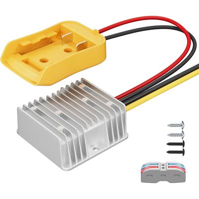 Step Down Converter for Dewalt 20V To 12V Adapter Power Wheel Battery Adapter DC 12V 20A 240W Inverter Automatic Buck Converter