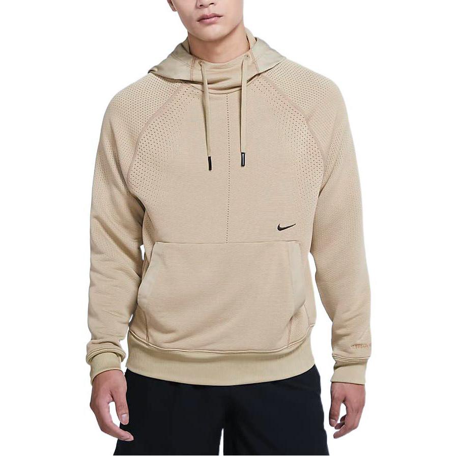 Nike Sweatshirts Men's Khaki Hooded Moderate Regular DQ4851-250