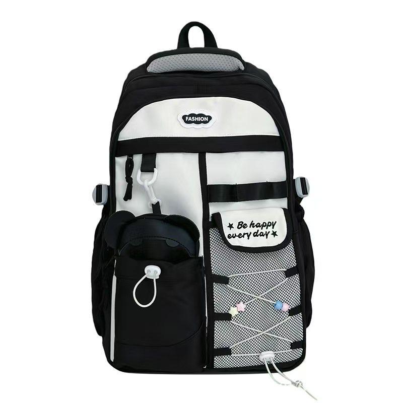 Schoolbag Japanese ins college style fresh and sweet schoolbag female high value junior high school students lightweight large capacity backpack