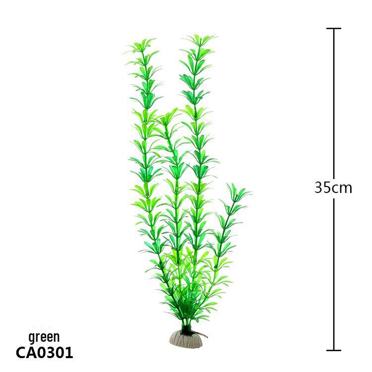 Fish Tank Decoration: Simulated Plant and Water Grass Silk Flower (CA)