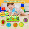 Interaktives Pop-Up-Tier-Spielzeug Peekaboo-Schalter-Knopf-Box Schatz-Überraschungsbox Versteckspiel Baby Früherziehung Puzzle-Spiel