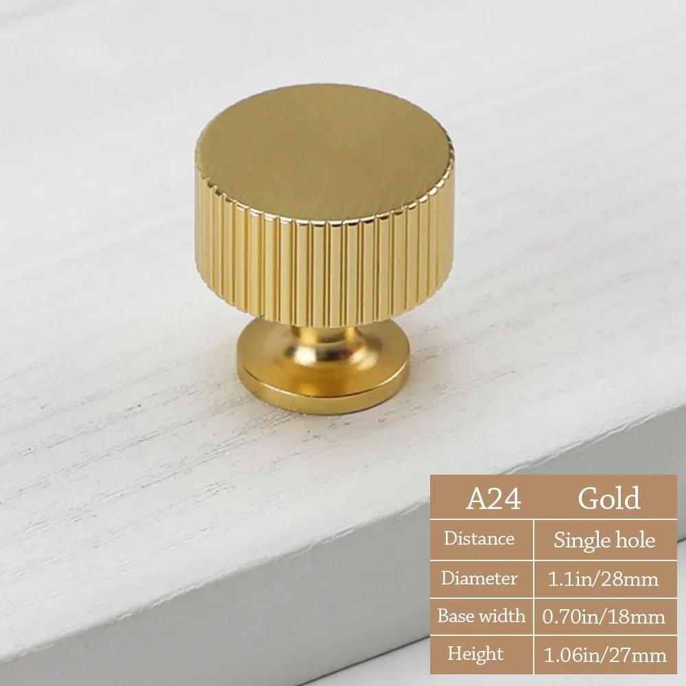 Single Hole Design Cabinet Drawer Knob Space Aluminum Round Door Handle Cupboard Knob Drawer Door Handle Furniture Accessories