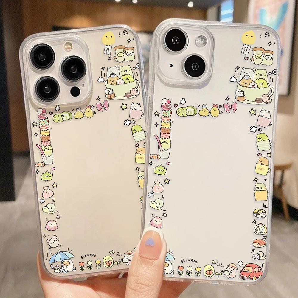 Acrylic Phone Case for iPhone 11 12 13 14 Pro 12 14 16 Pro Max for Samsung A16 A36 A56 S24 FE High-quality Painted Anti-fall Mobile Phone Case