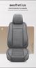 BS38 Ice Silk Leather All-Season Car Seat Cushion - Universal Fit for SUV, Sedan, Pickup, Off-Road Vehicle.