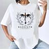 Fourth Wing T Shirt Teen Classic 2000s Streetwear Gothic Graphic Trendy Top Tees Comfortable Grunge Graphic Anime Graphic