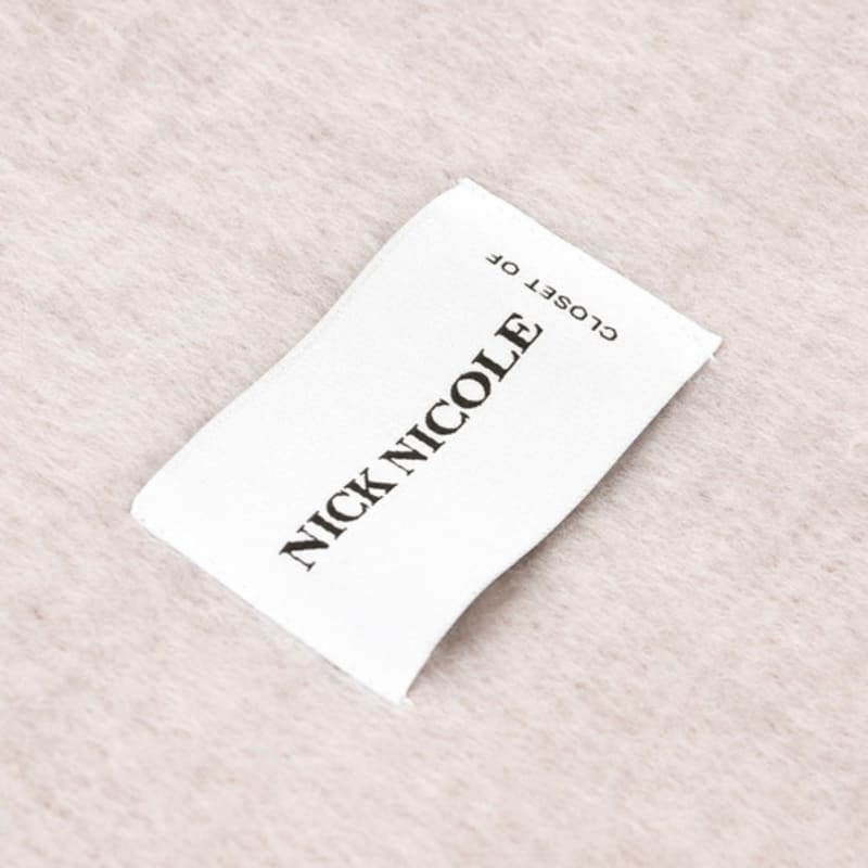 nick&NICOLE PREMIUM BOLD SOFT MUFFLER_LIGHT PINK